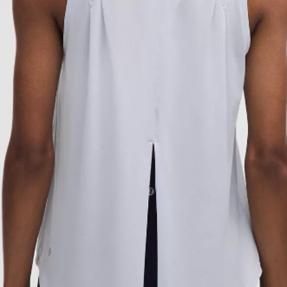 Lululemon Lightweight Split-Back Training Tank Top White Size 8 - Picture 2 of 6